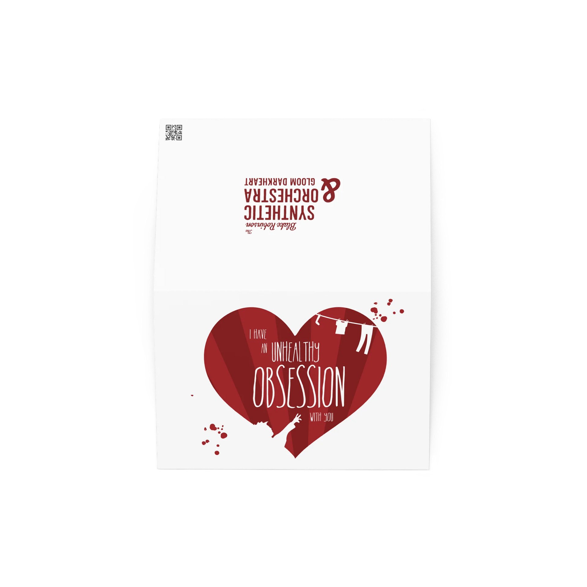 "An Unhealthy Obsession" greeting card product image (2)