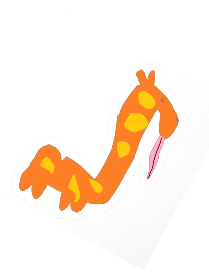 Giraffeaconda Sticker product image (6)