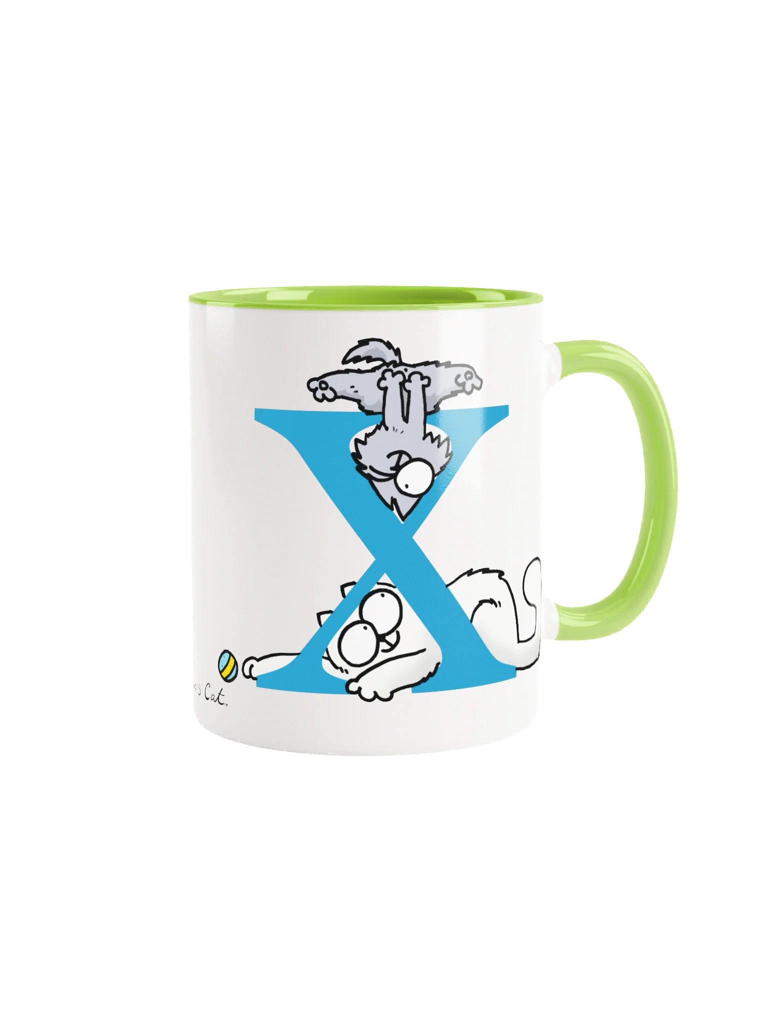 Cat Monogram Mug - X product image (2)