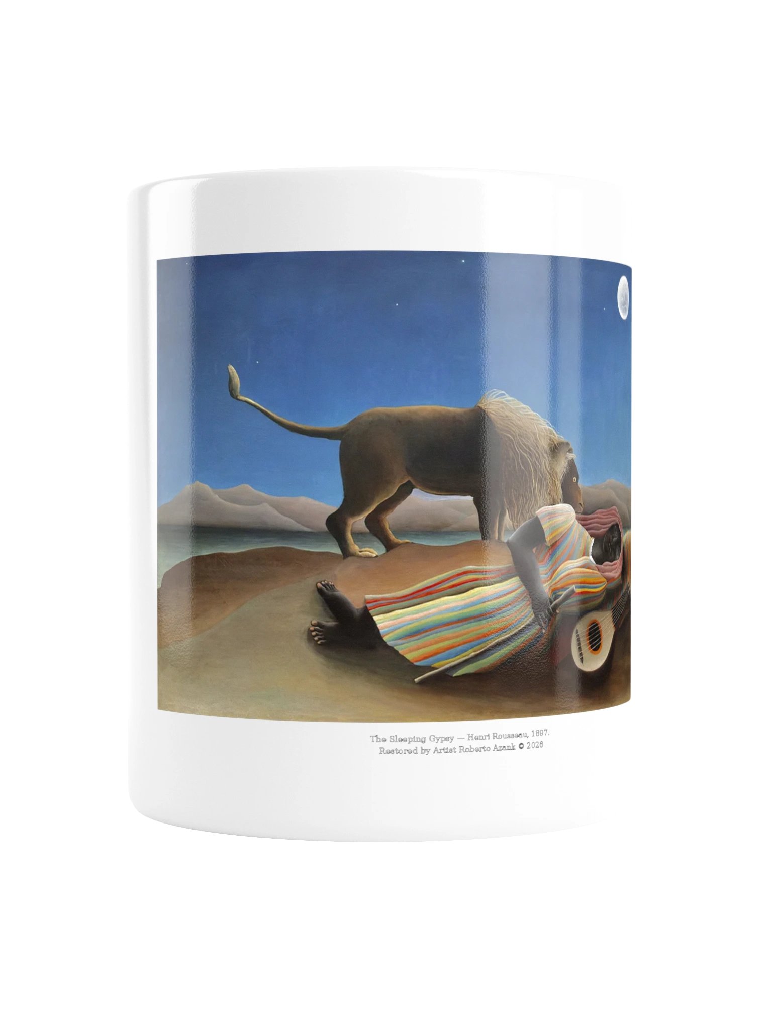 The Sleeping Gypsy — White Mug product image (2)