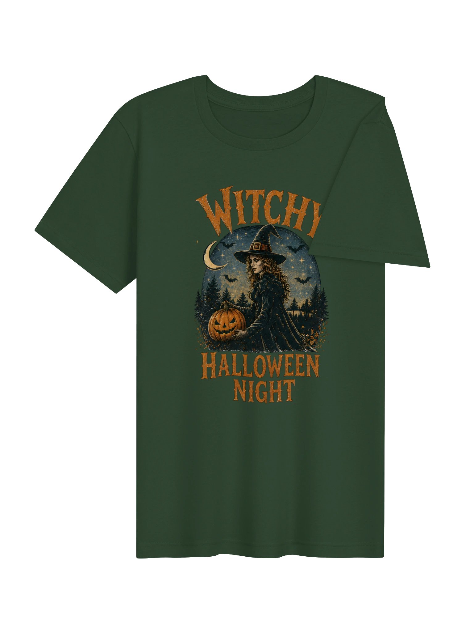 Witchy Halloween Night Graphic Tee product image (11)