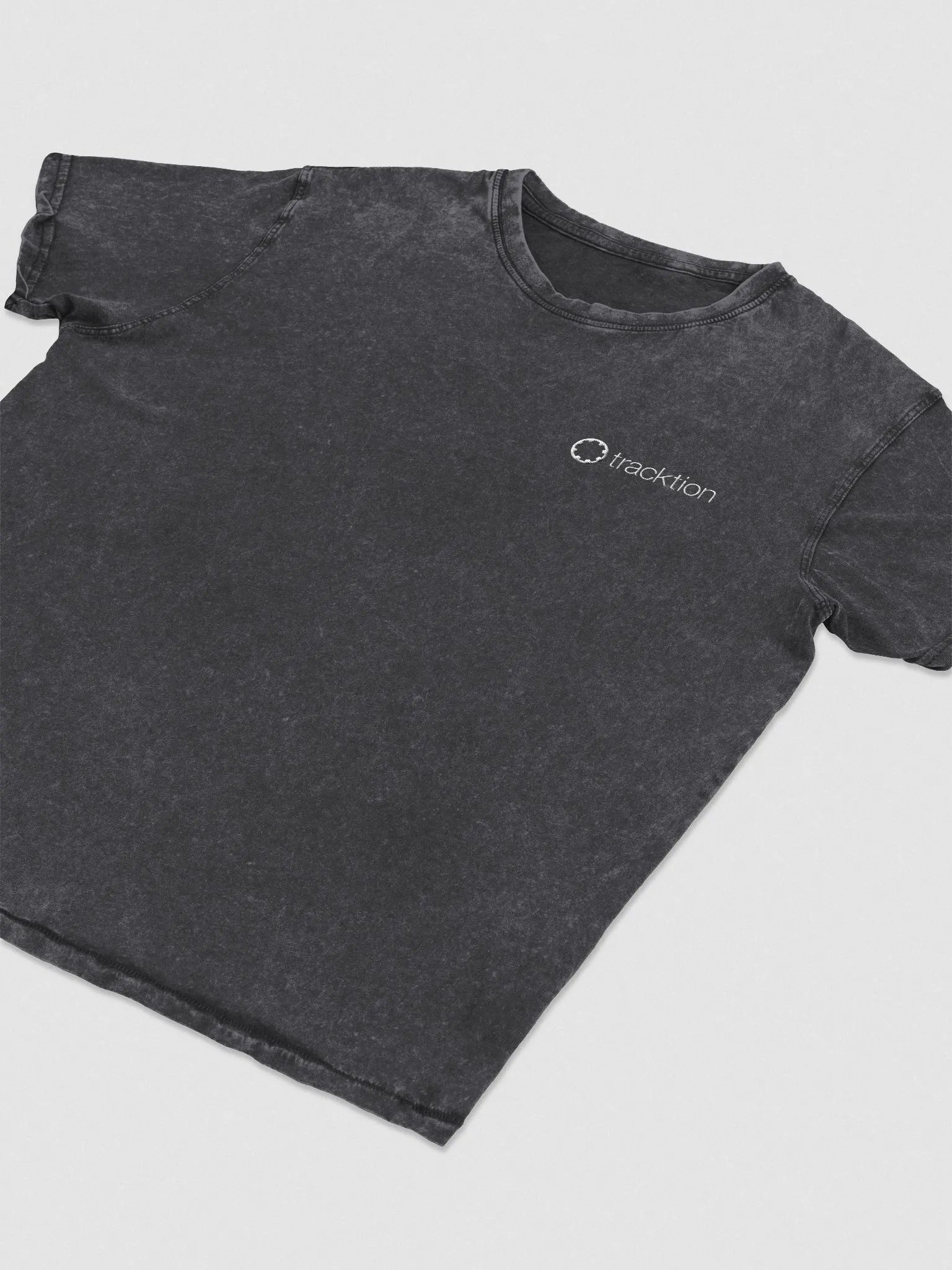 Tracktion Embroidered Denim T-shirt product image (2)