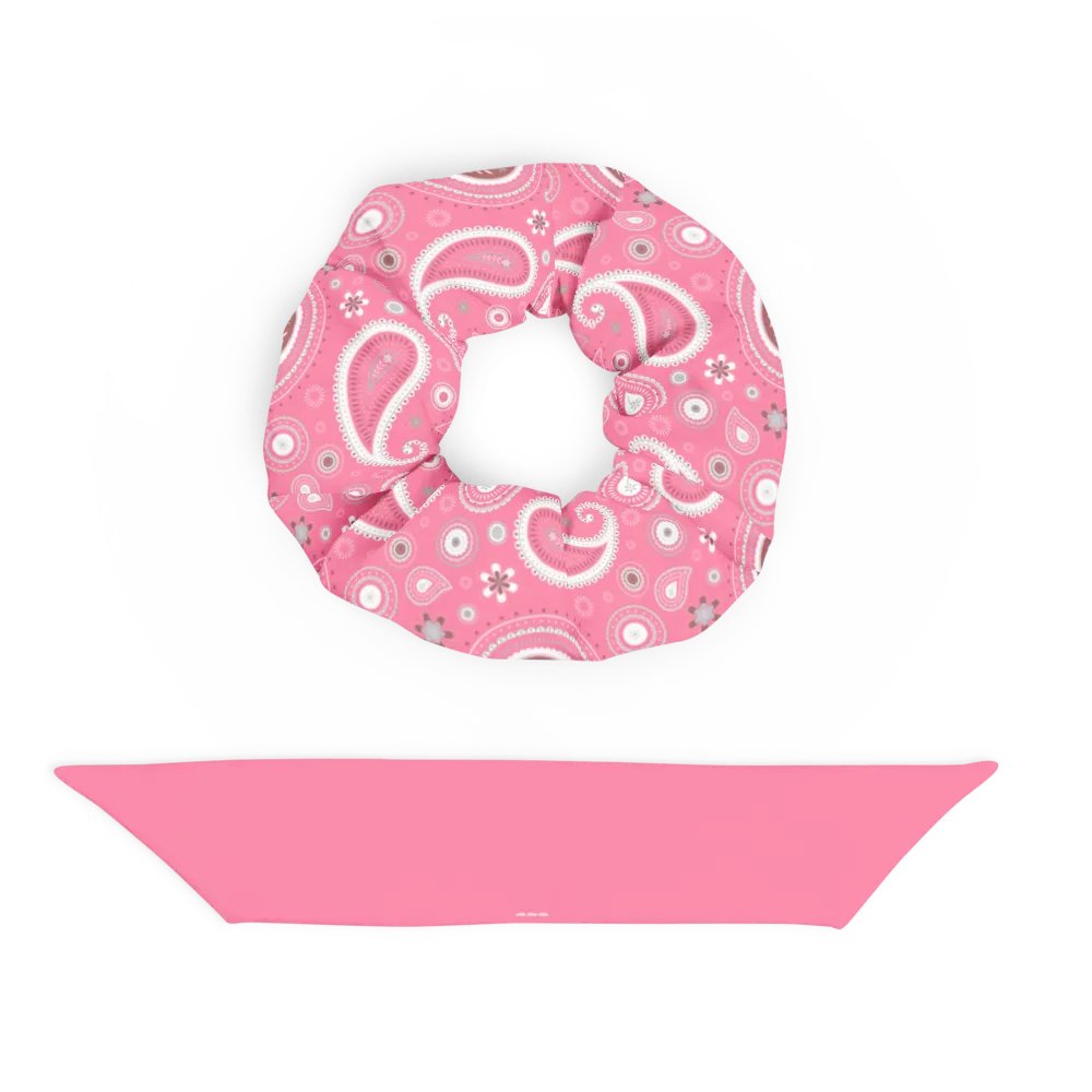 Pink Paisley Dreams All-Over Print Scrunchie product image (7)