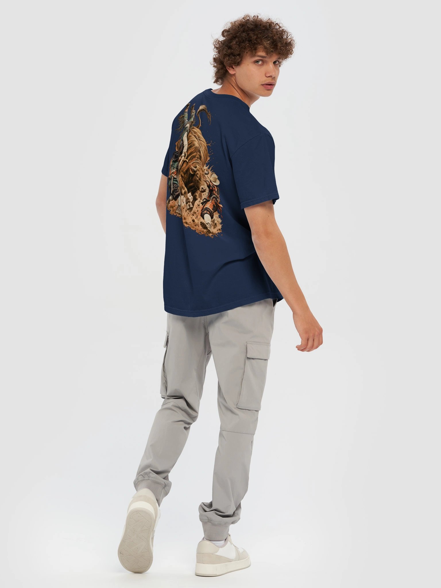 Vintage Rodeo Bullfighter Shirt — Danger Awaits | Broken Arena™ product image (10)