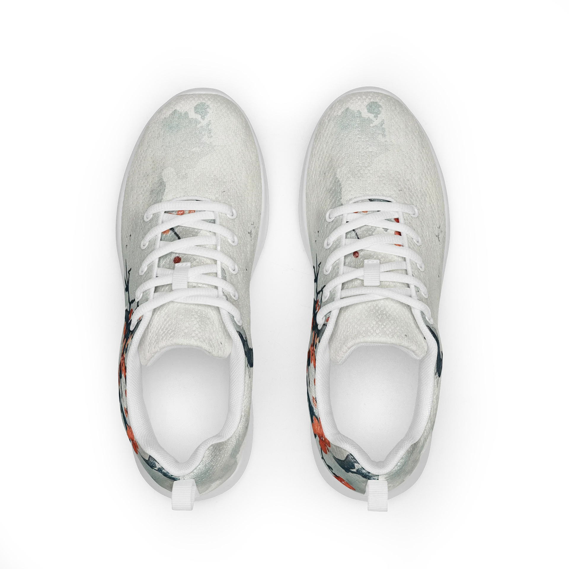 Japanese Plum Blossom Women's Athletic Shoes | Traditional Ukiyo-e Art Sneaker product image (2)