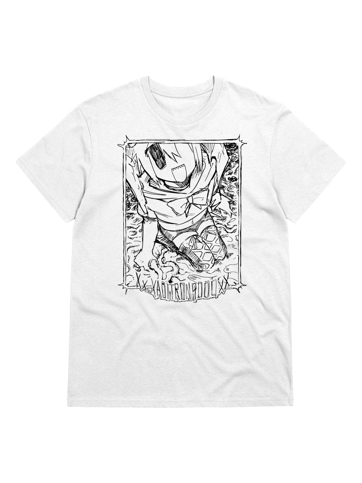 Yaoitron GUTS shirt (White) product image (9)