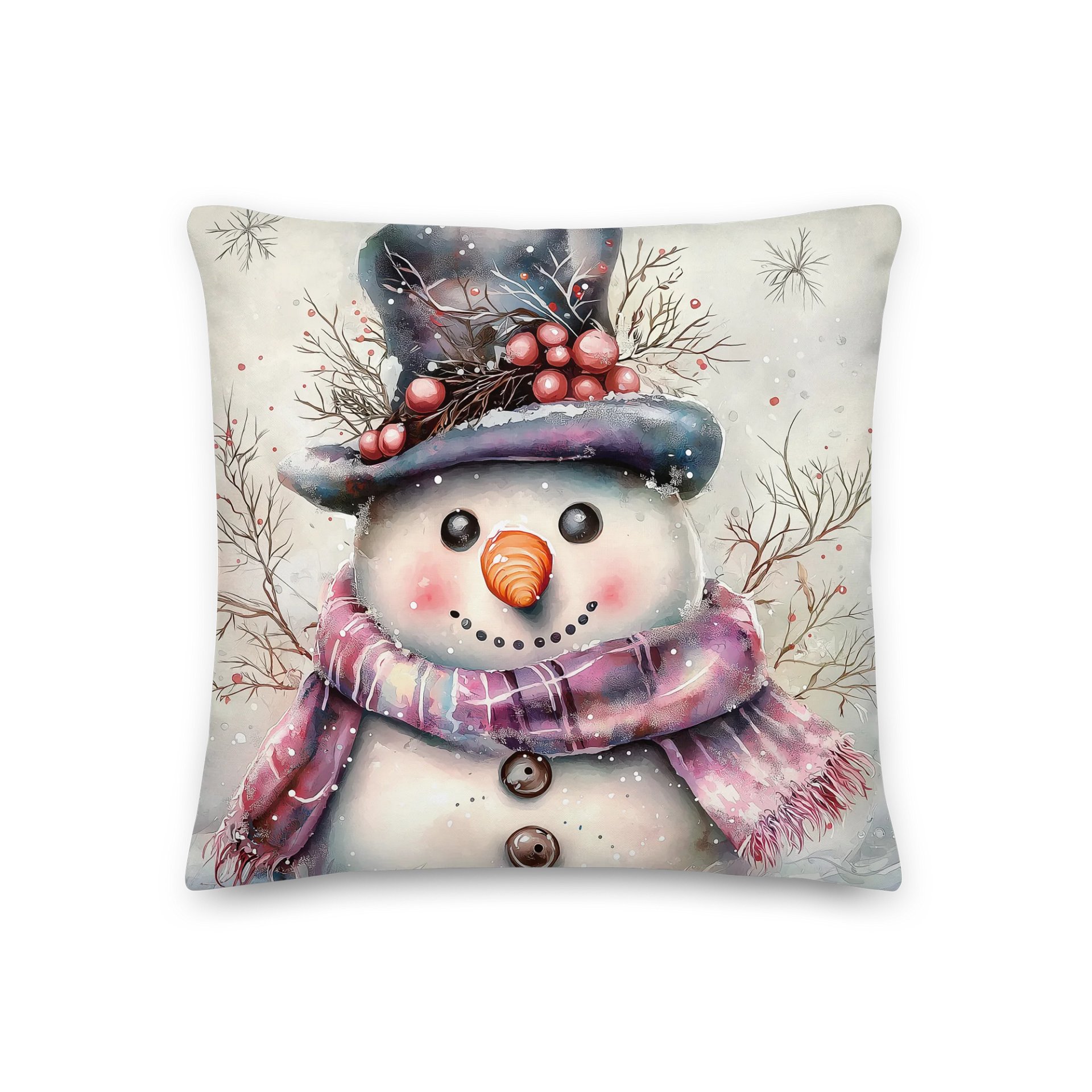 Jolly Snowman Cushion product image (1)