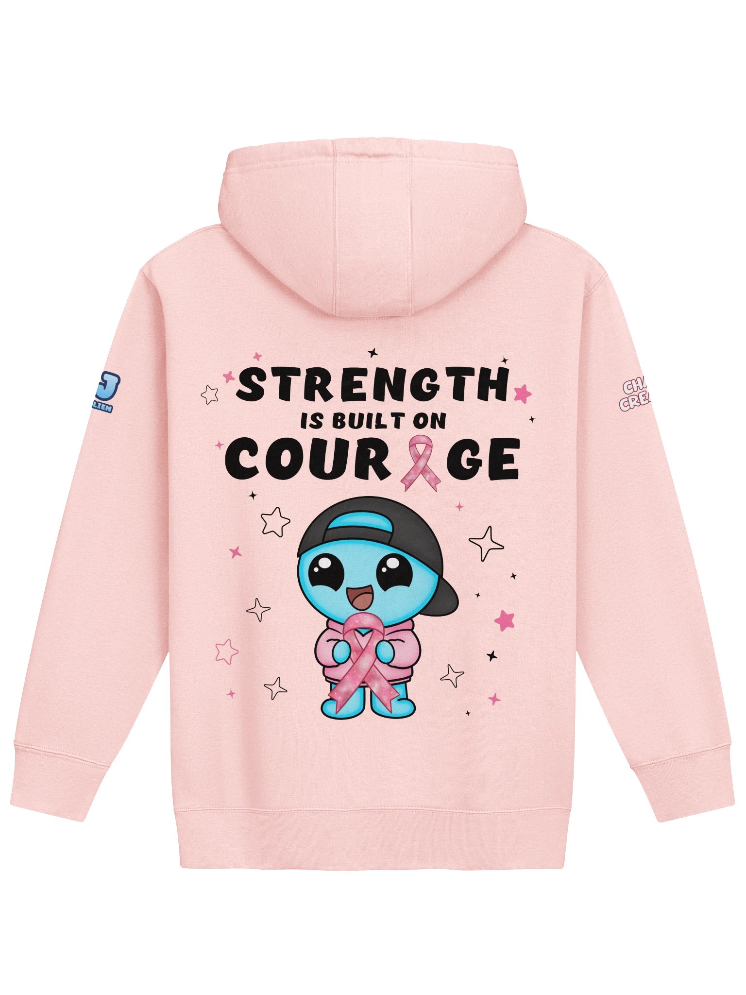 Strength Is Built On Courage Hoodie product image (2)
