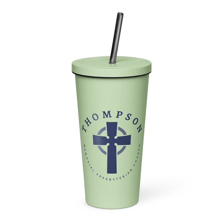 Circular TMPC Logo Insulated Tumbler with Stainless Steel Straw product image (1)