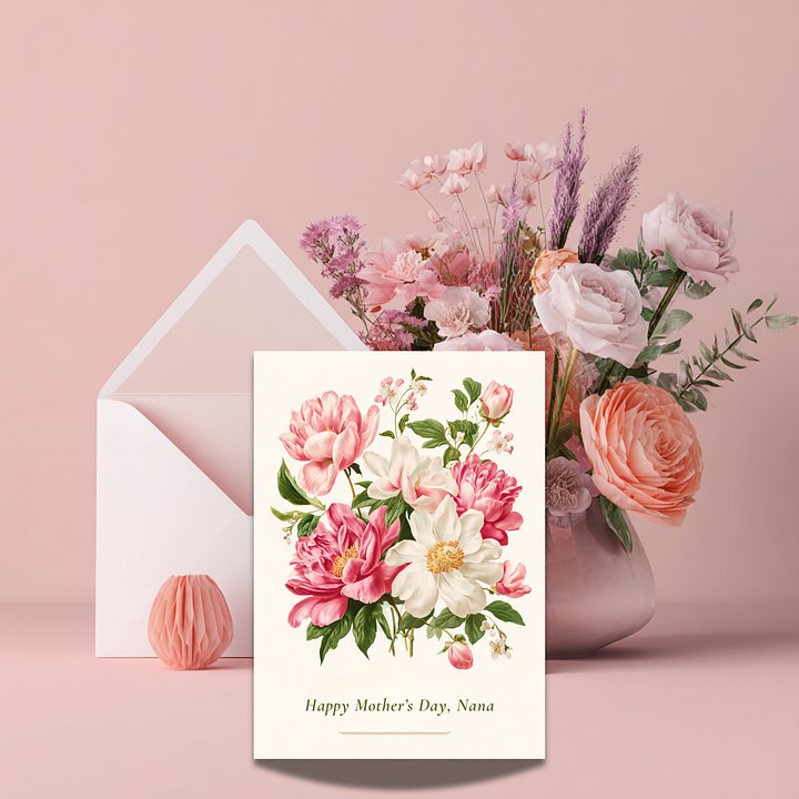 Nanny Mothers Day Card Printable 5x7 product image (2)