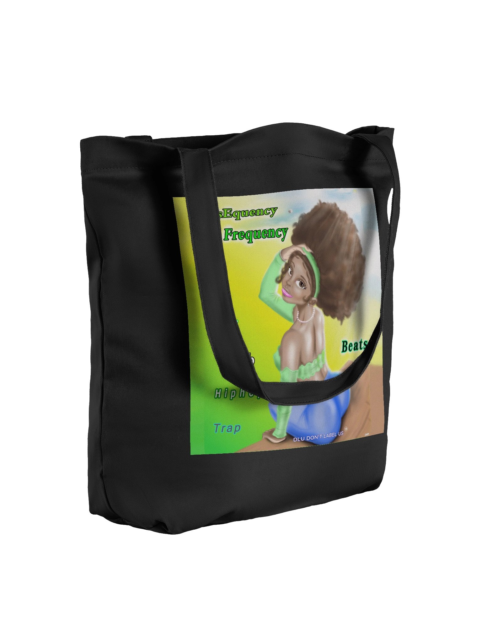 DLU DON’T LABEL US® MusEquency Illustrated Eco Tote product image (4)