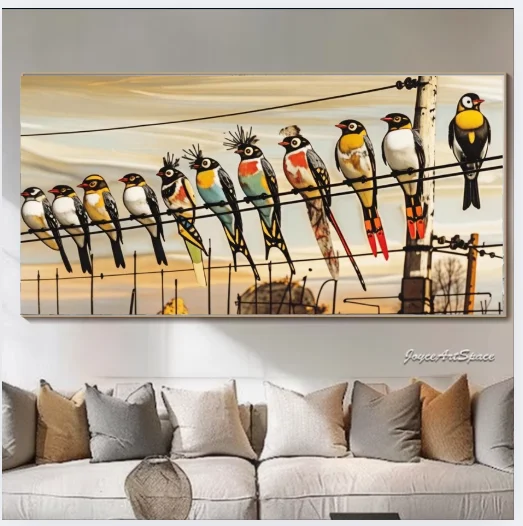 Birds On Wire Wall Art product image (3)