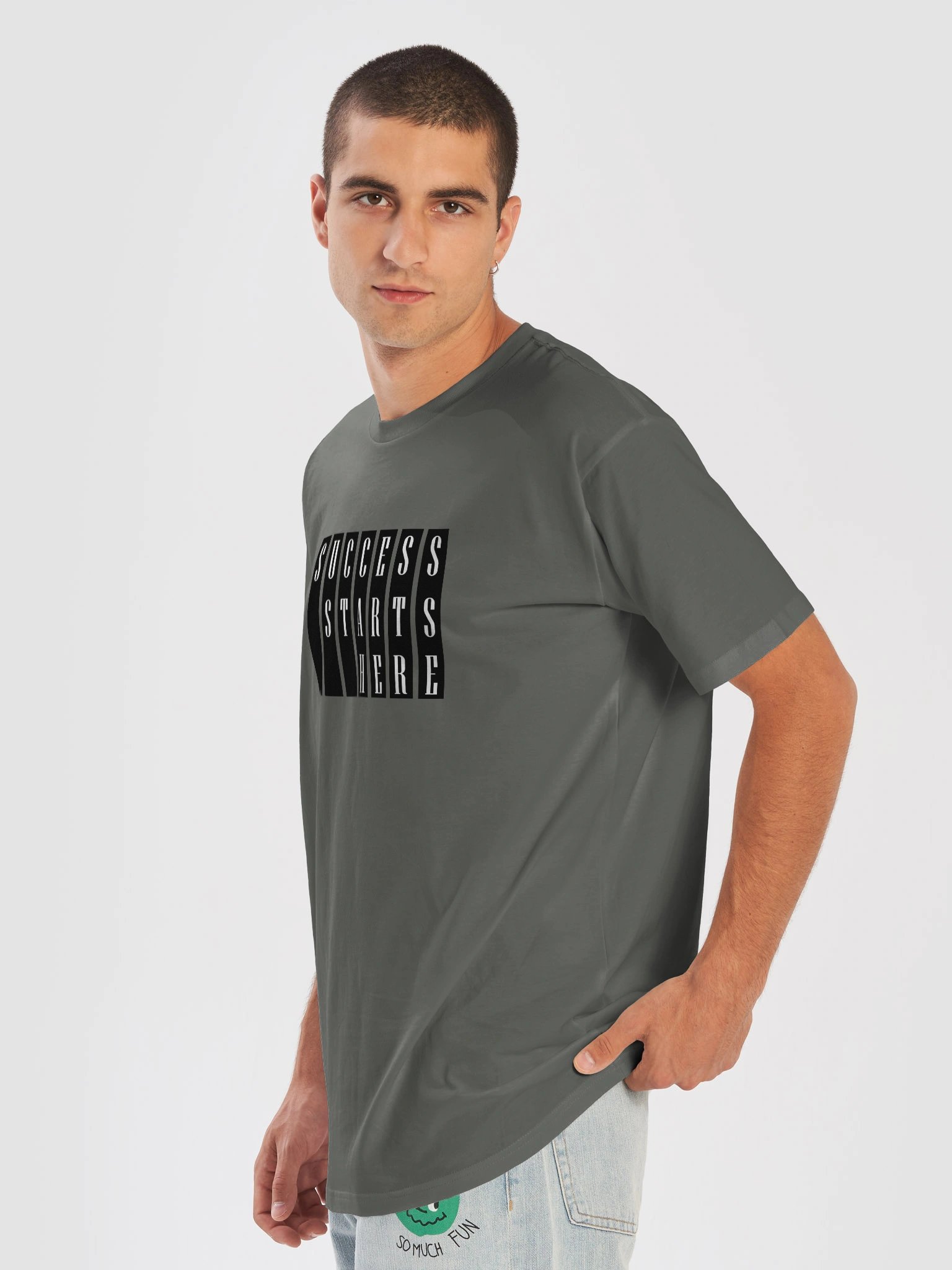 Success Starts Here Unisex Premium T-Shirt product image (20)