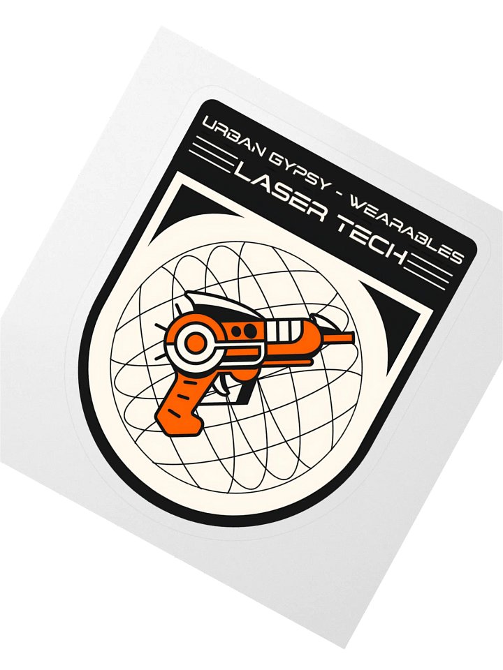 Laser Tech Kiss Cut Sticker product image (2)