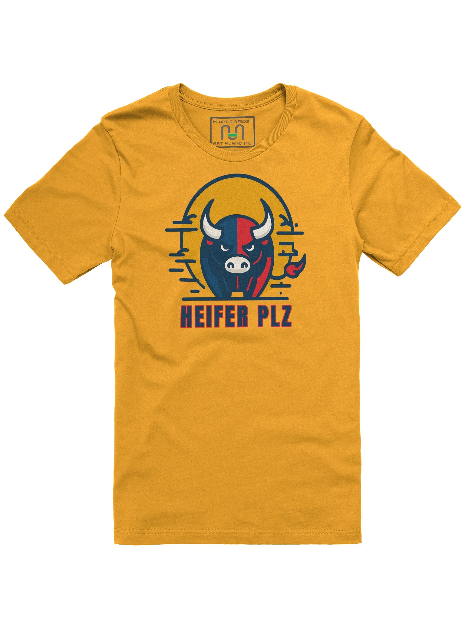 HEIFER PLZ Power Tee – Unleash the Bull, Own the Flame product image (1)