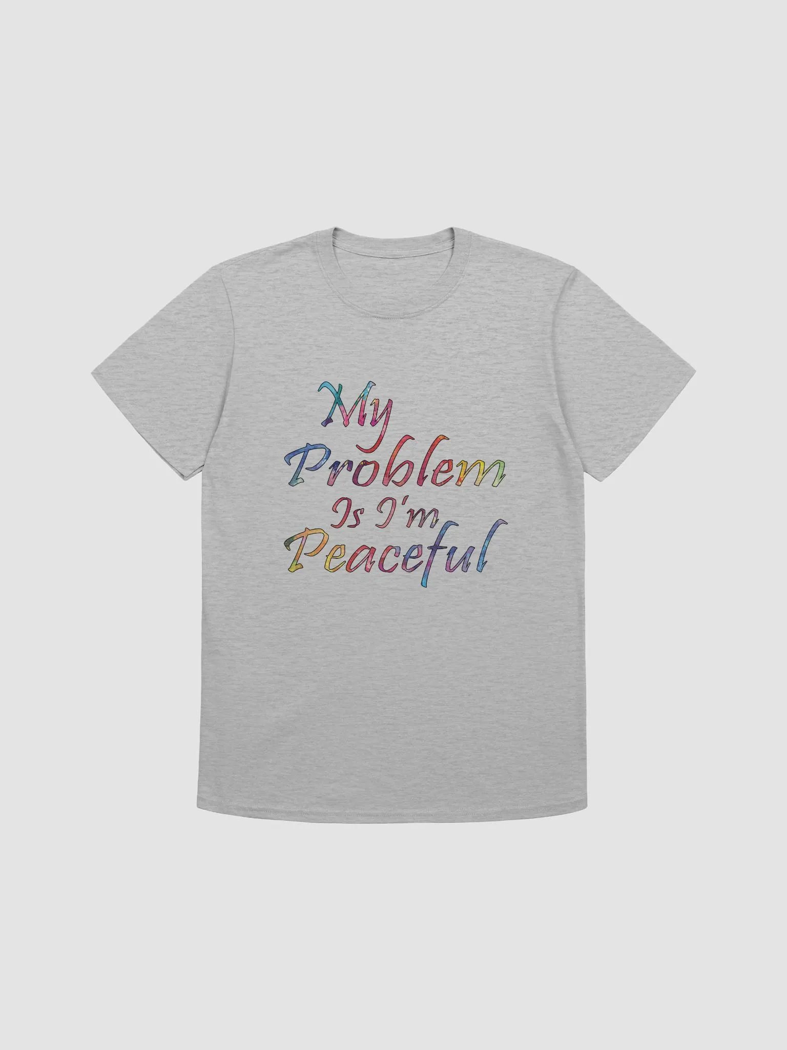 My Problem Is I'm Peaceful - Gildan Unisex Softstyle T-Shirt product image (2)