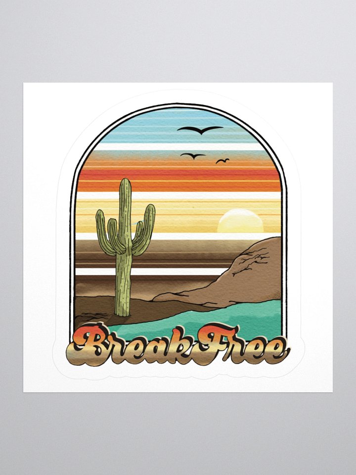 Sticker - Break Free Cactus product image (2)