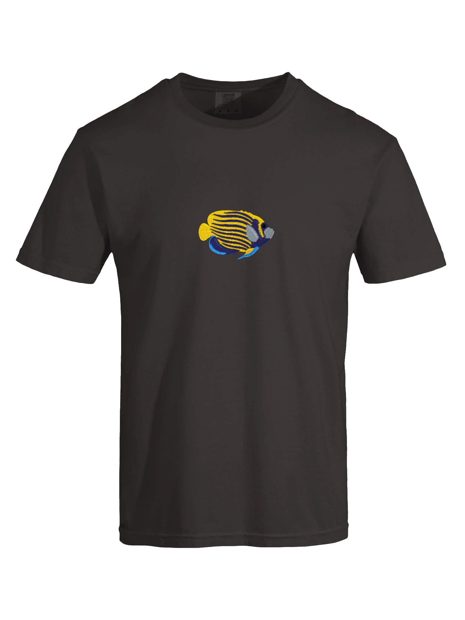 Emperor Angelfish Embroidered Shirt | Pomacanthus imperator Reef Fish Tee | Saltwater Aquarium Apparel product image (9)