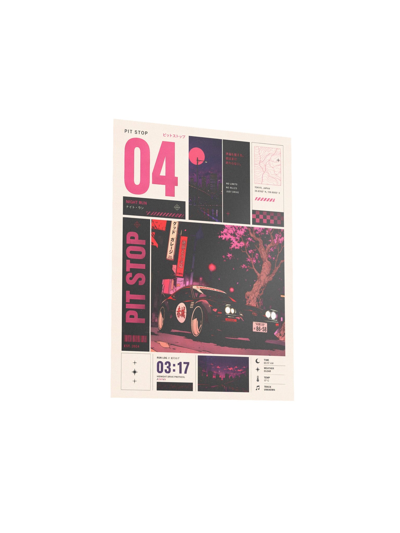 PIT STOP Series Matte Poster no. 04 product image (9)