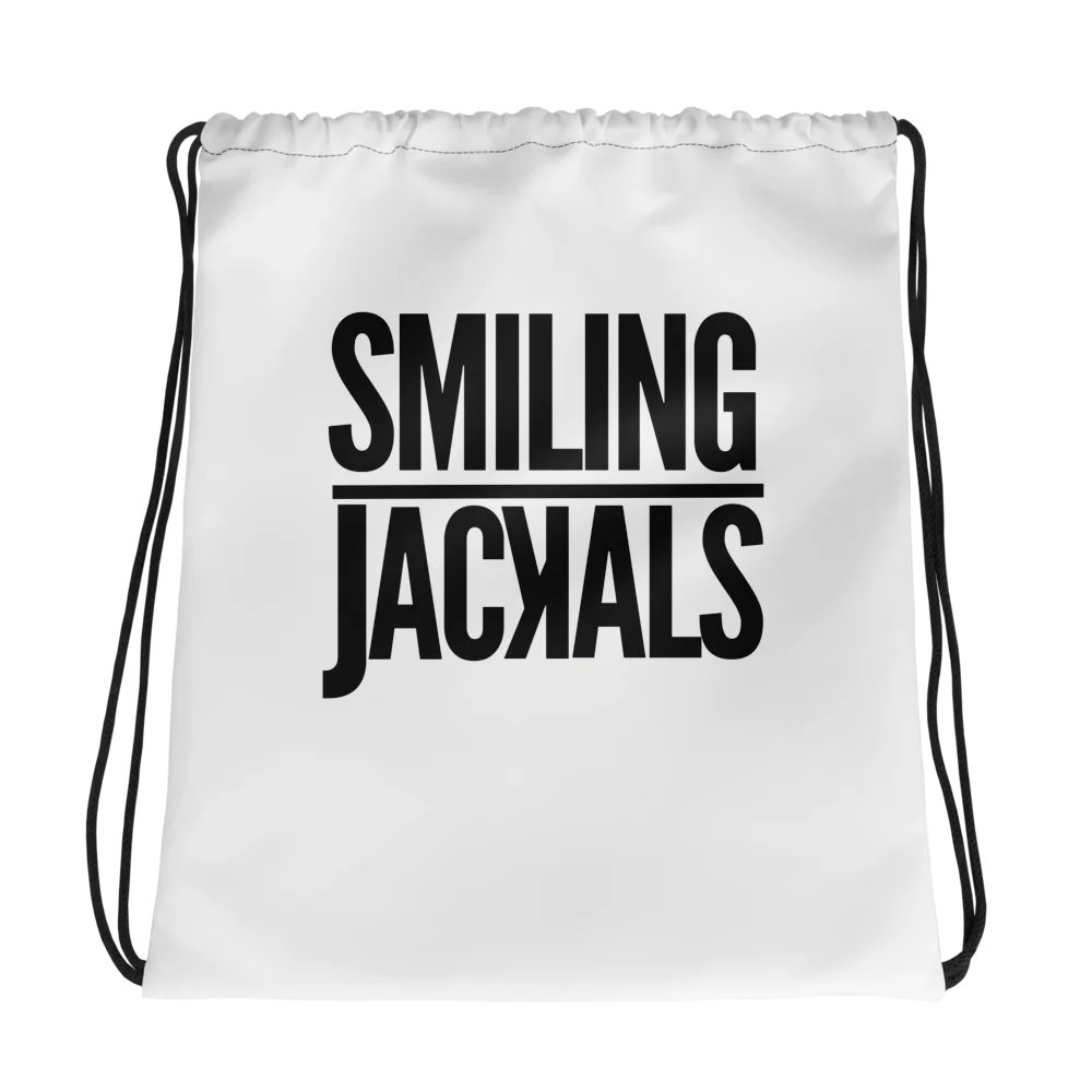 Smiling Jackals Logo Drawstring Bag product image (1)