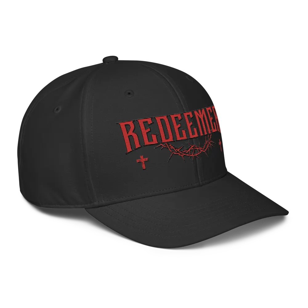 Red Redeemer Crown 3D Puff Performance Cap product image (3)
