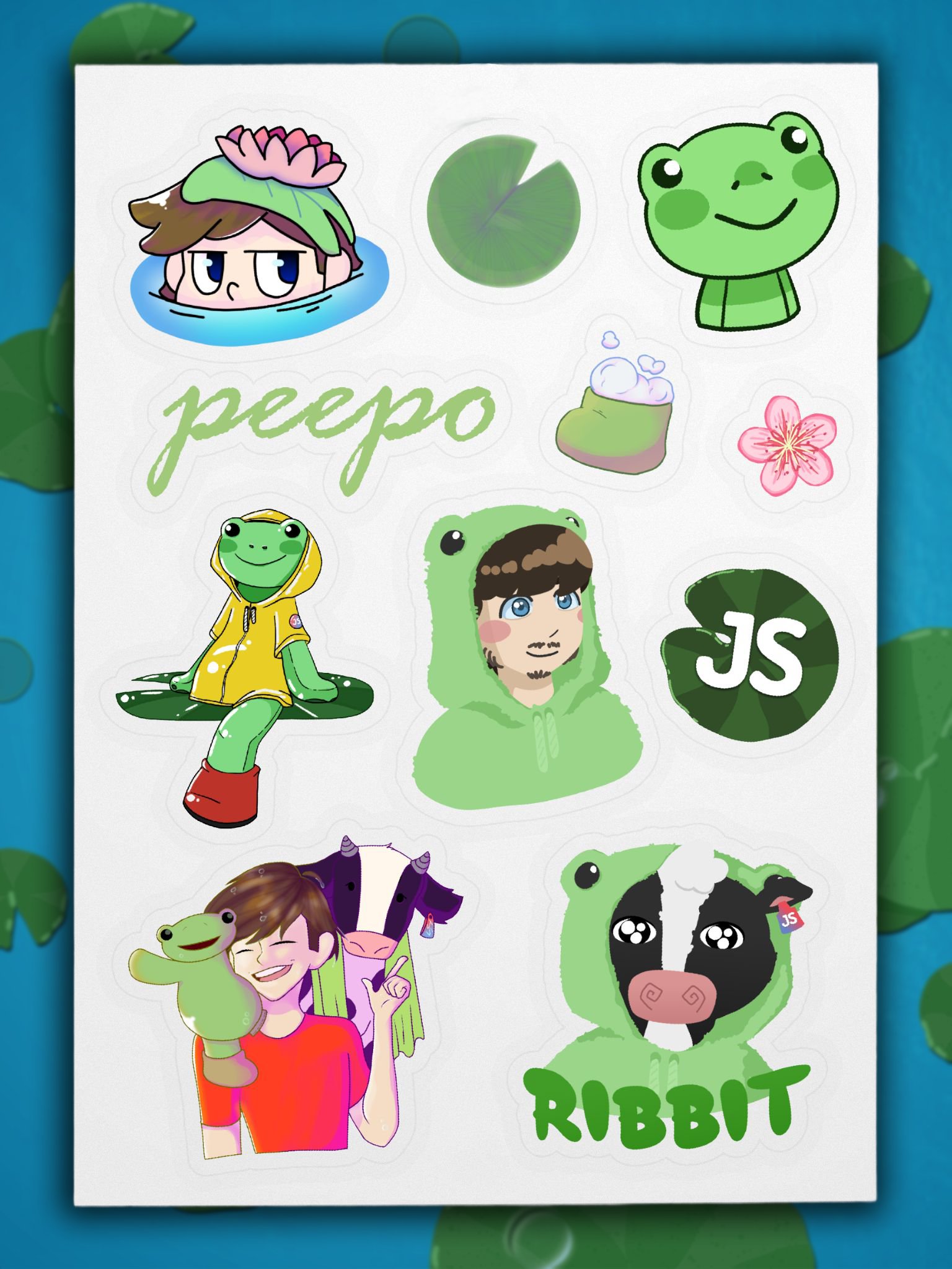Peepo Sticker Sheet product image (1)