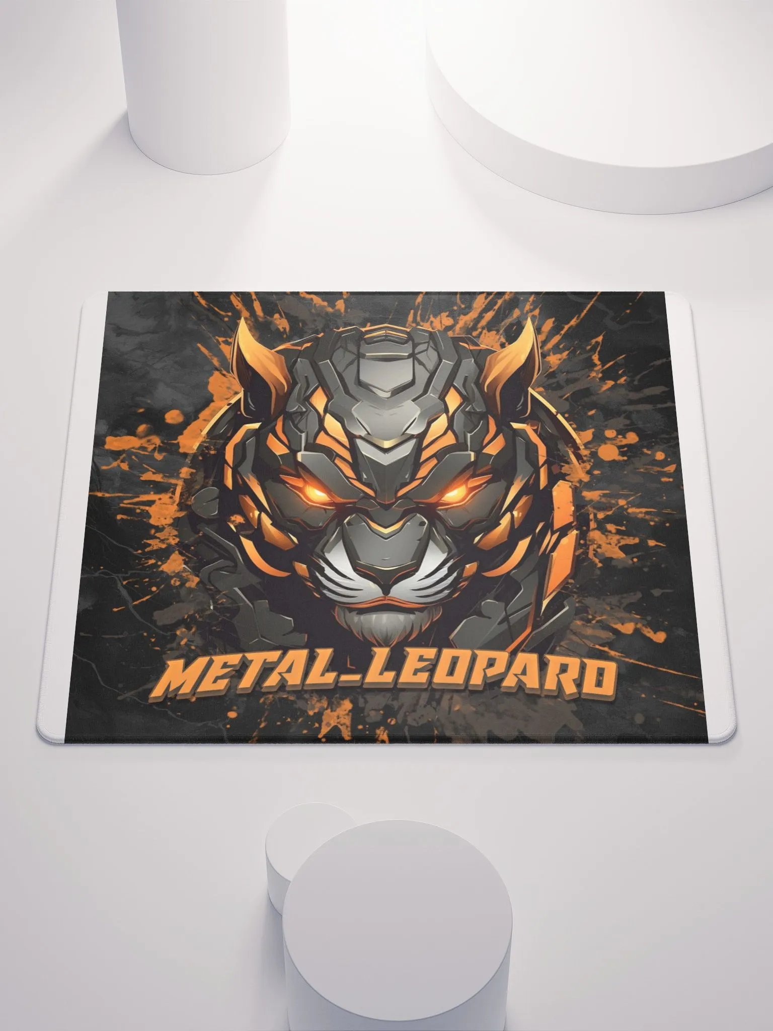Metal Leopard Gaming Mouse Pad product image (1)