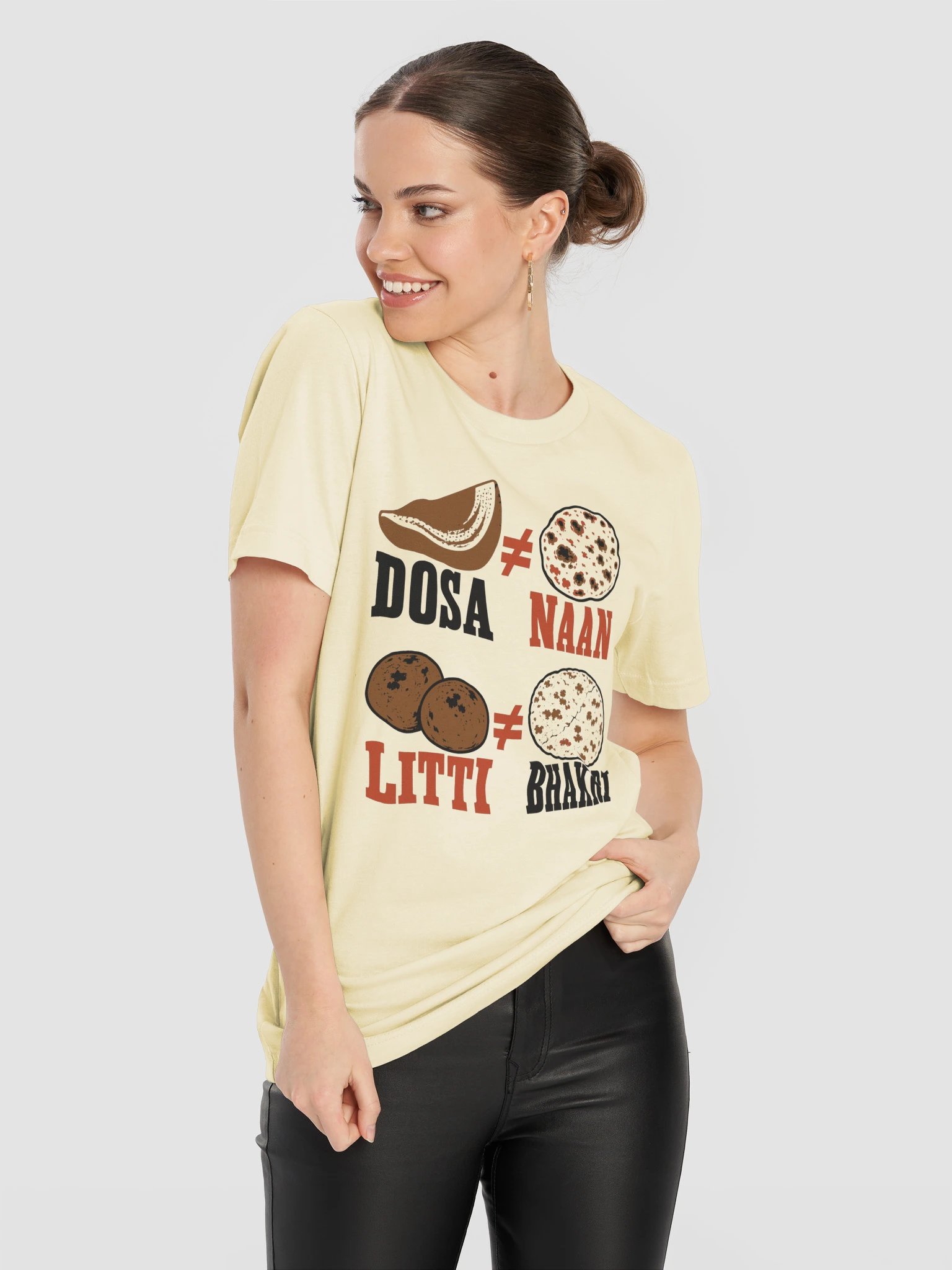 Dosa ≠ Naan ≠ Litti ≠ Bhakri (Classic Tee, Front) product image (21)