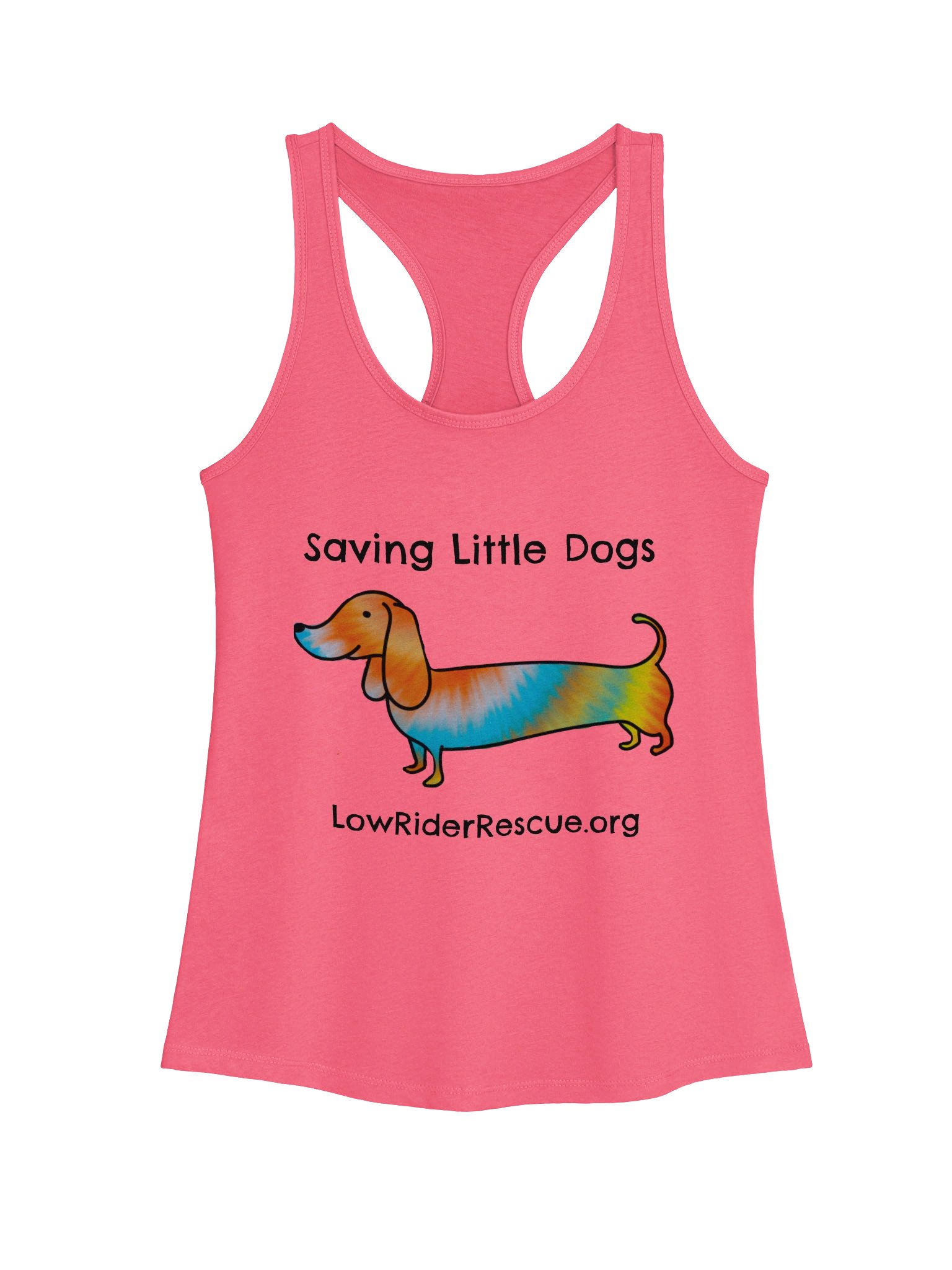 Tie-Dye Dachchund Women's Tank product image (3)