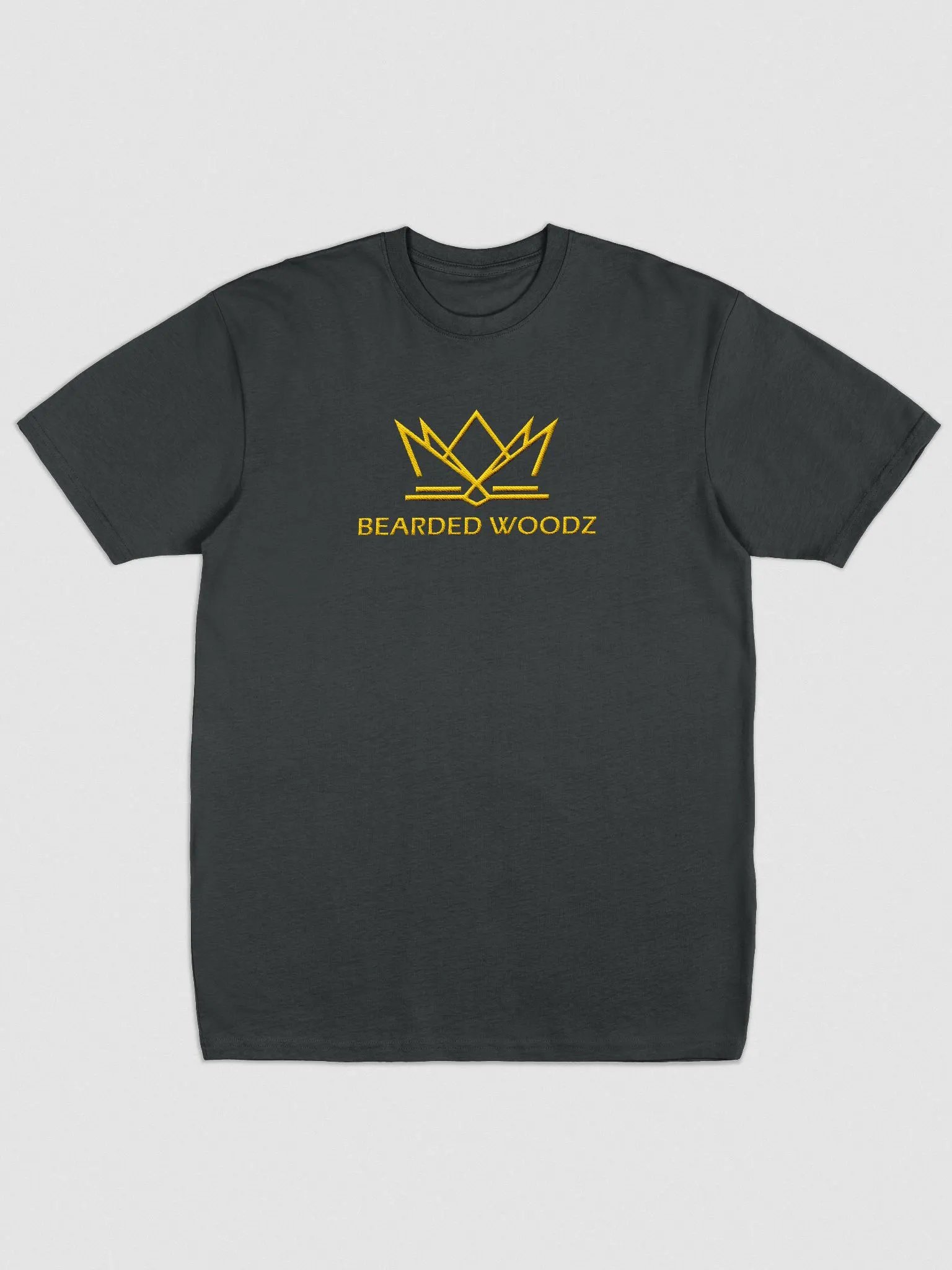Men's Classic Bearded Woodz T-Shirt (Gold Embroidery) product image (1)