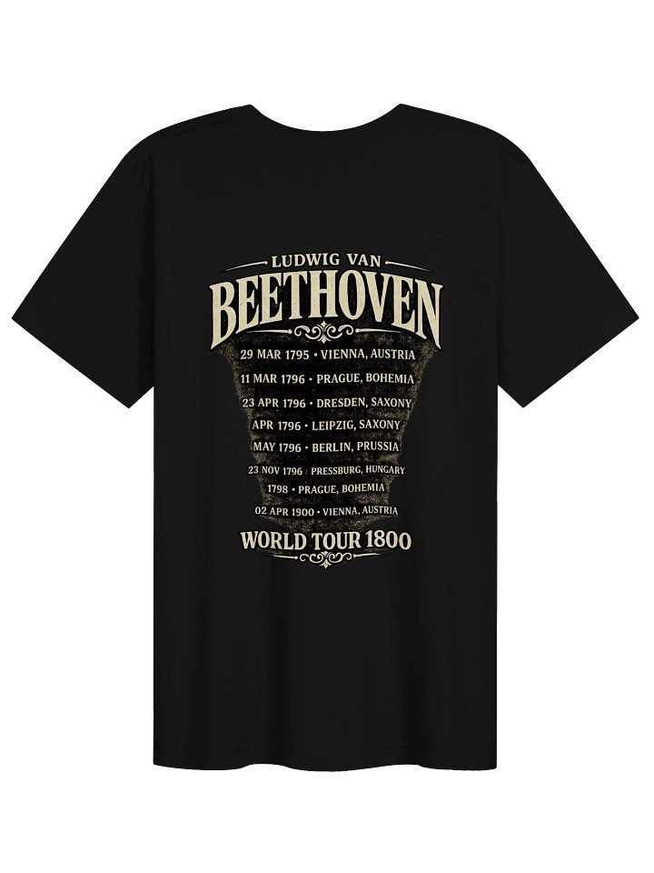 Beethoven World Tour 1800 - T-Shirt product image (12)
