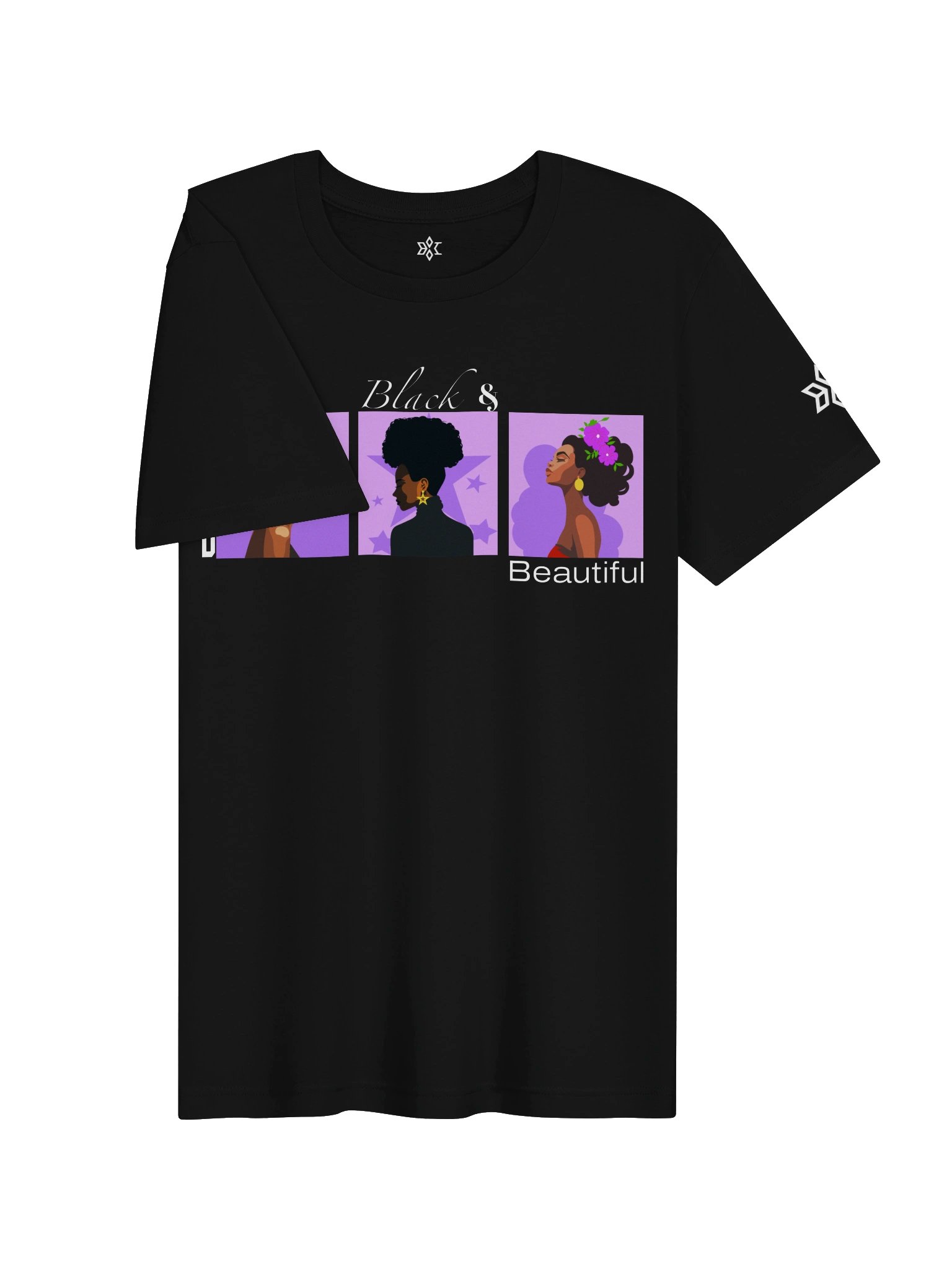 Bold Black Beautiful Icons Tee product image (3)