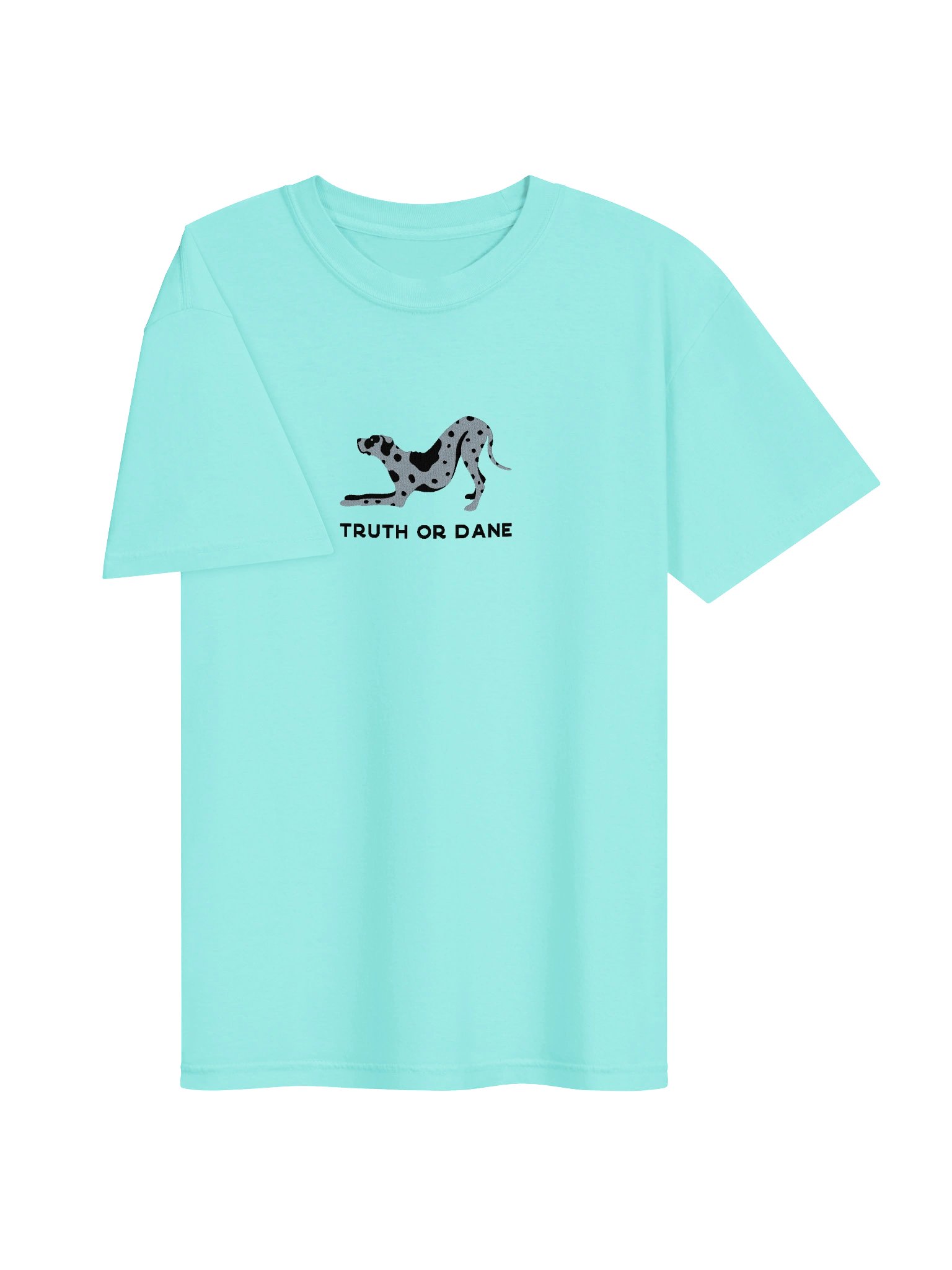 Truth or Dane T-Shirt(Embroidered) of a Great Dane(Blue Merle) product image (6)