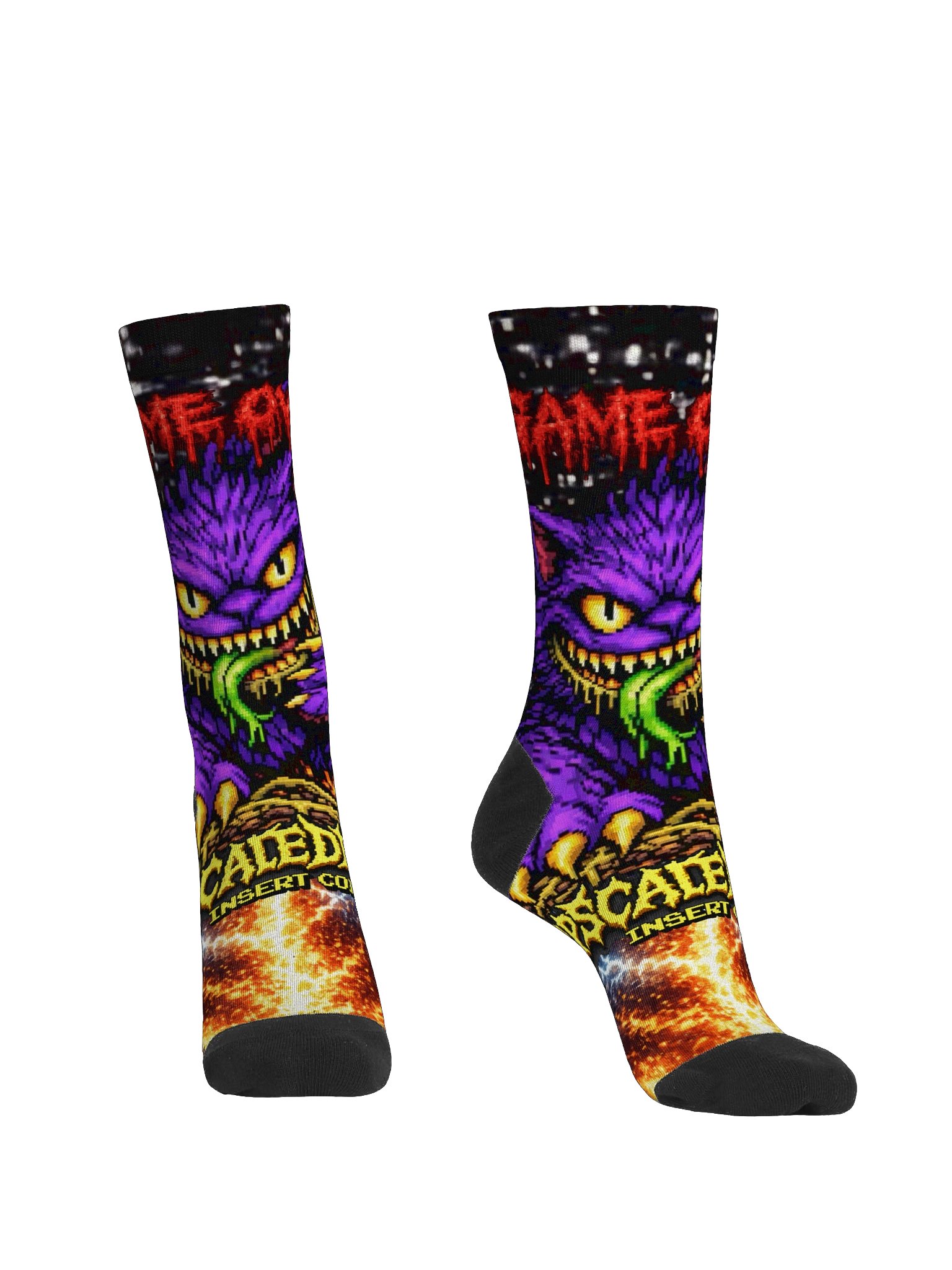 UE - Insert Coin Sublimated Arcade Socks product image (2)
