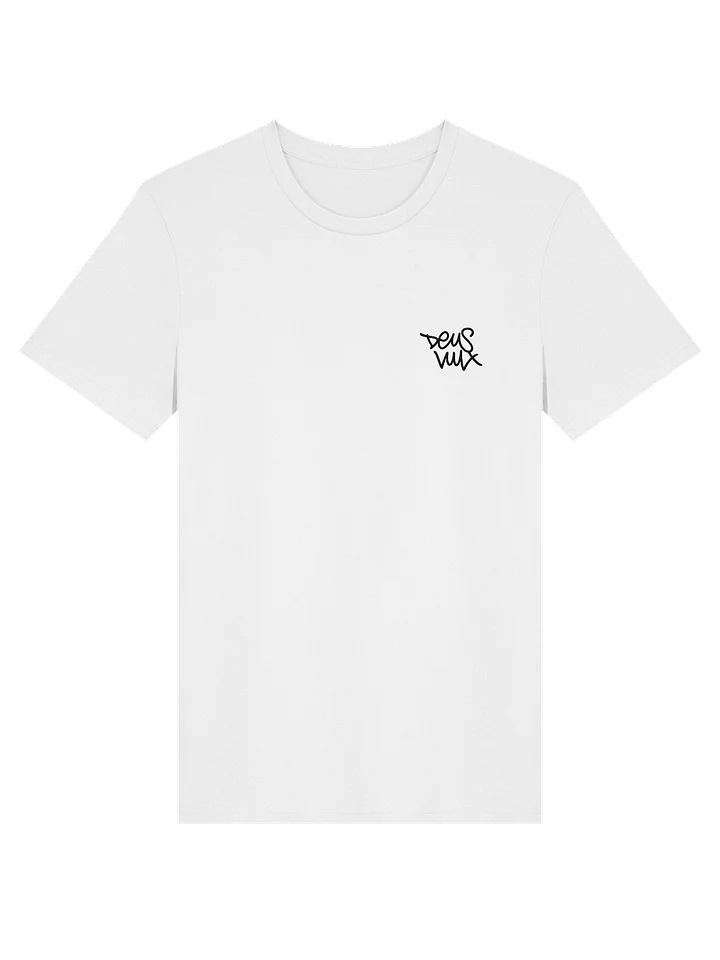 Deus Vult White Tee Embroidered product image (1)