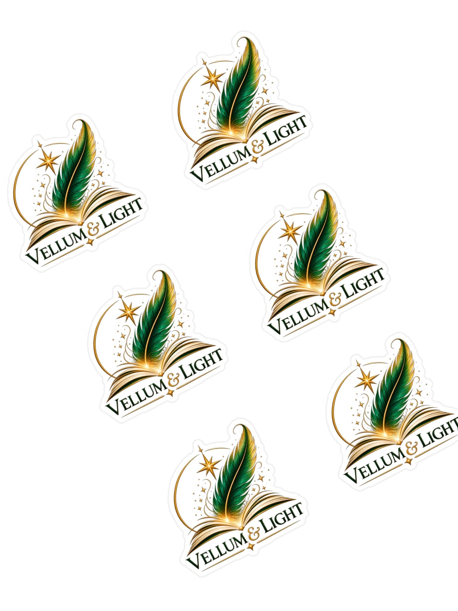 Vellum & Light Logo Sticker Sheet product image (1)