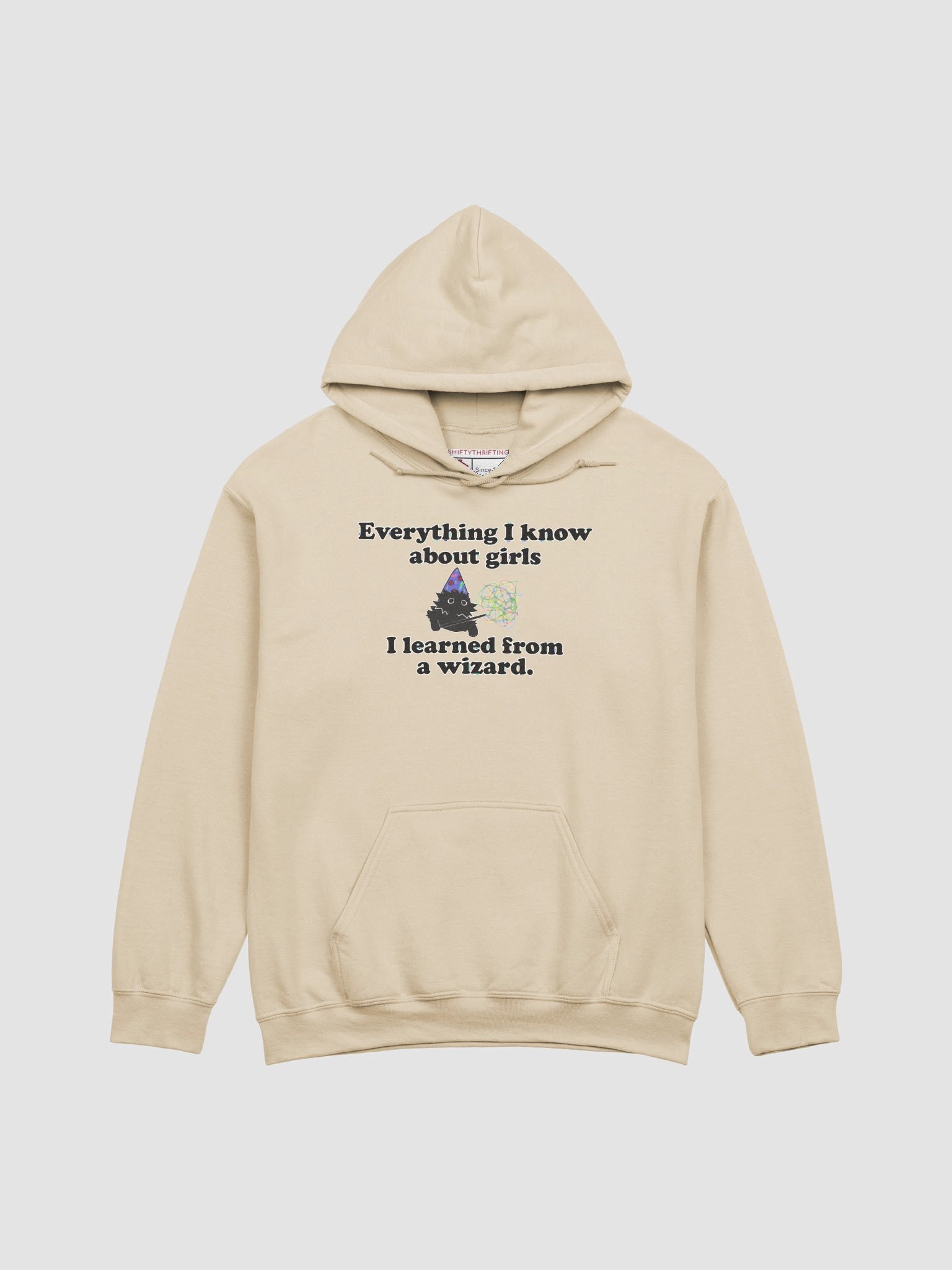 Everything I know about girls (wizard ed) classic hoodie product image (2)
