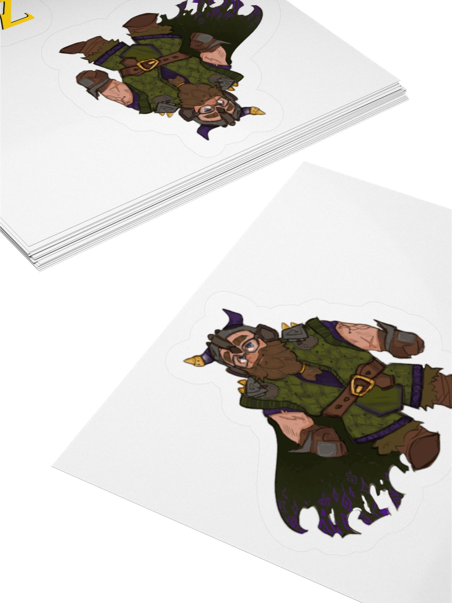 Zman the Dwarf Sticker product image (4)