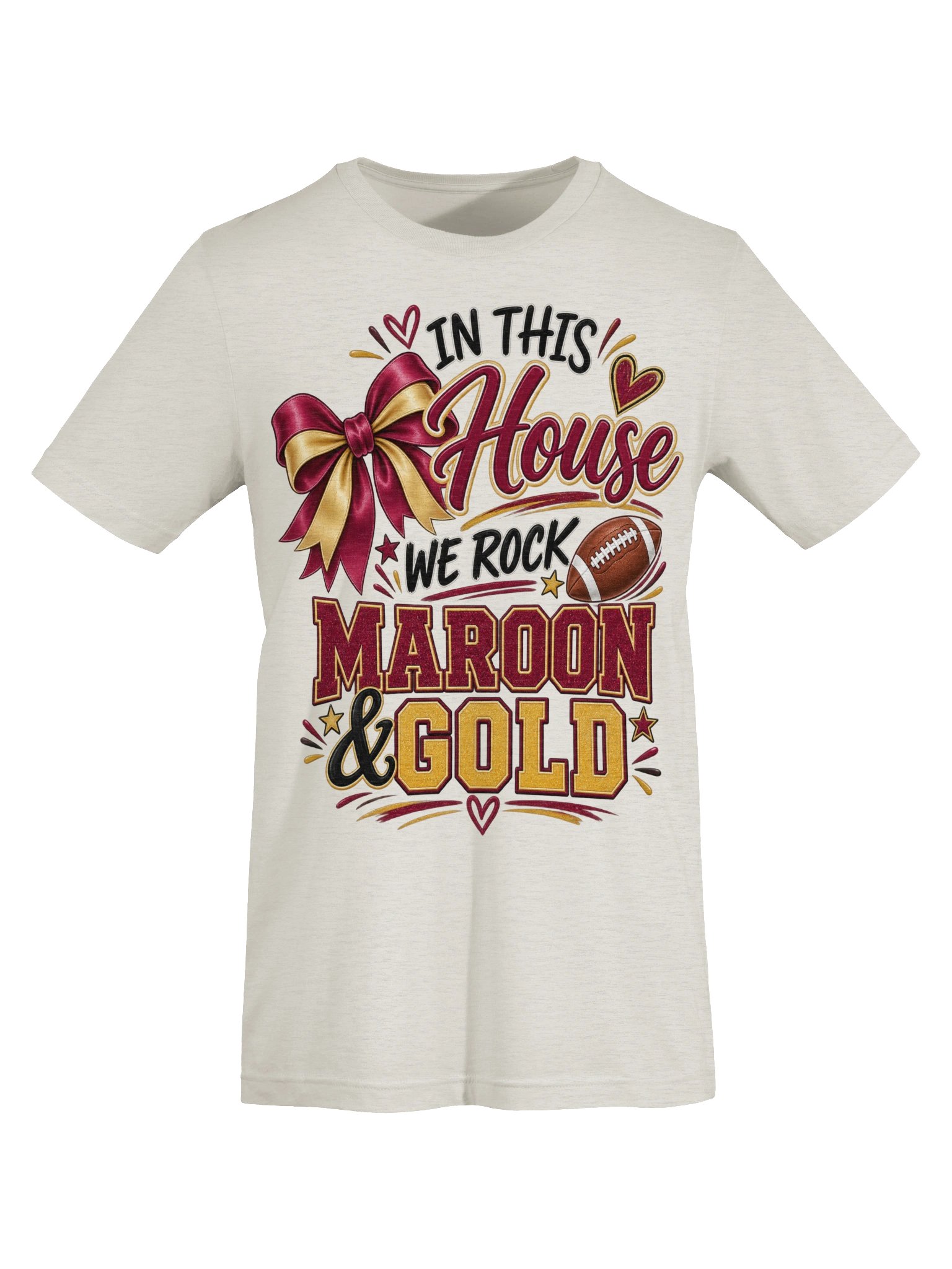 Rock Maroon & Gold Tee product image (25)