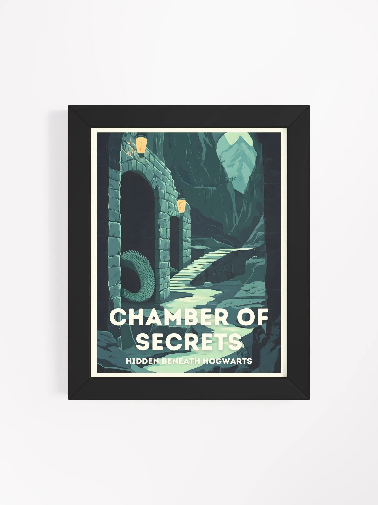 Dark Chamber Magical Vintage Travel Poster product image (4)