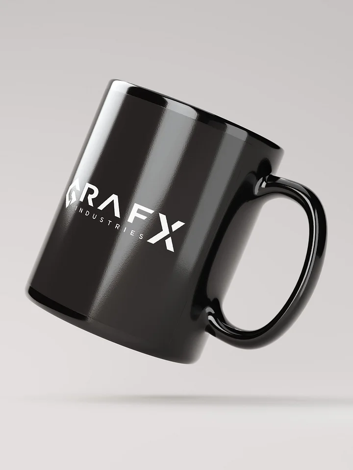 GFX Motion | GFX Industries - Black Mug - White Logo product image (4)
