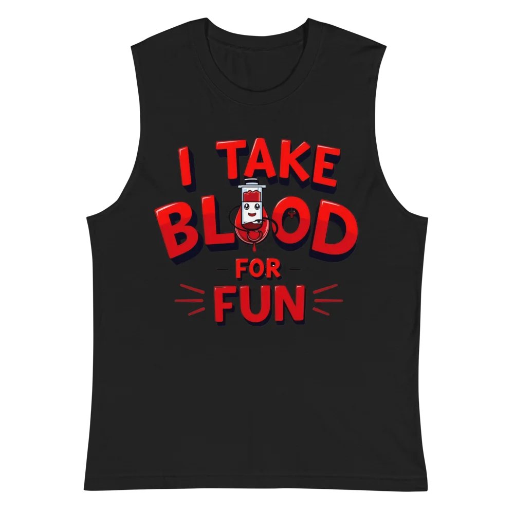 Fun Blood Collector Muscle Tank product image (3)