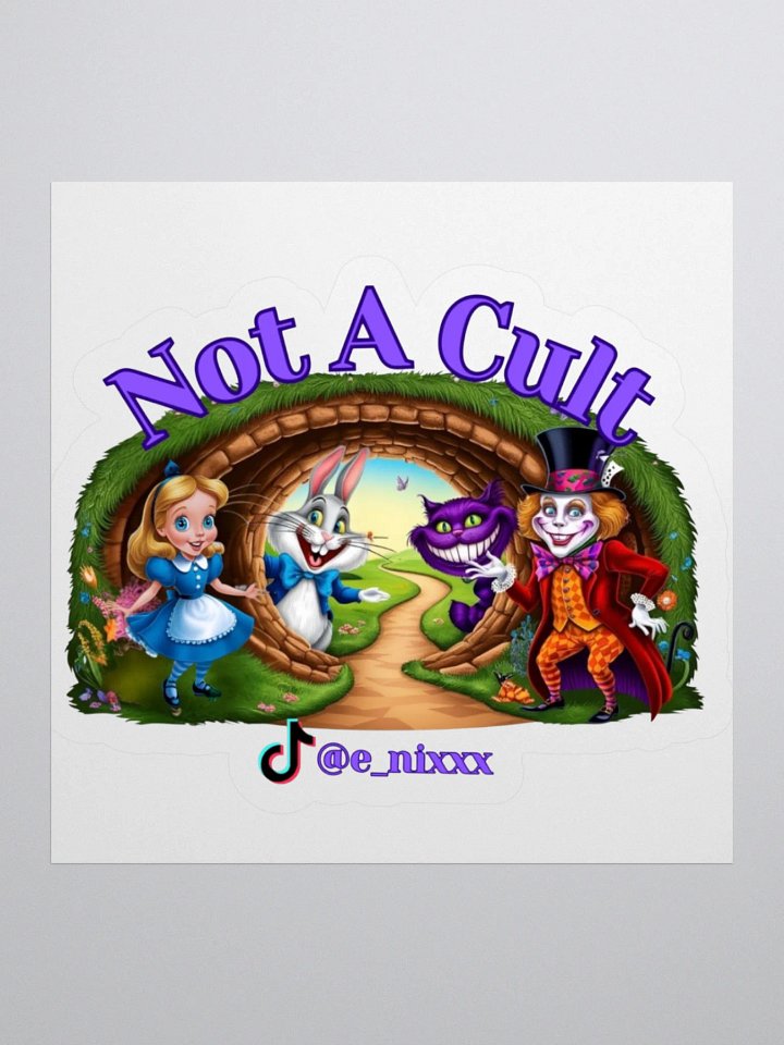 Not A Cult Sticker product image (2)