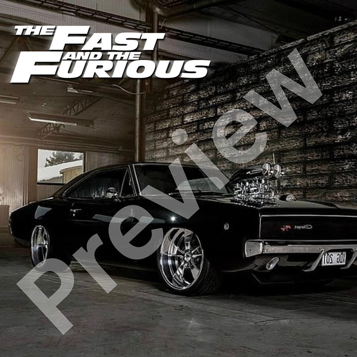 Fast and furious Dom charger background product image (1)