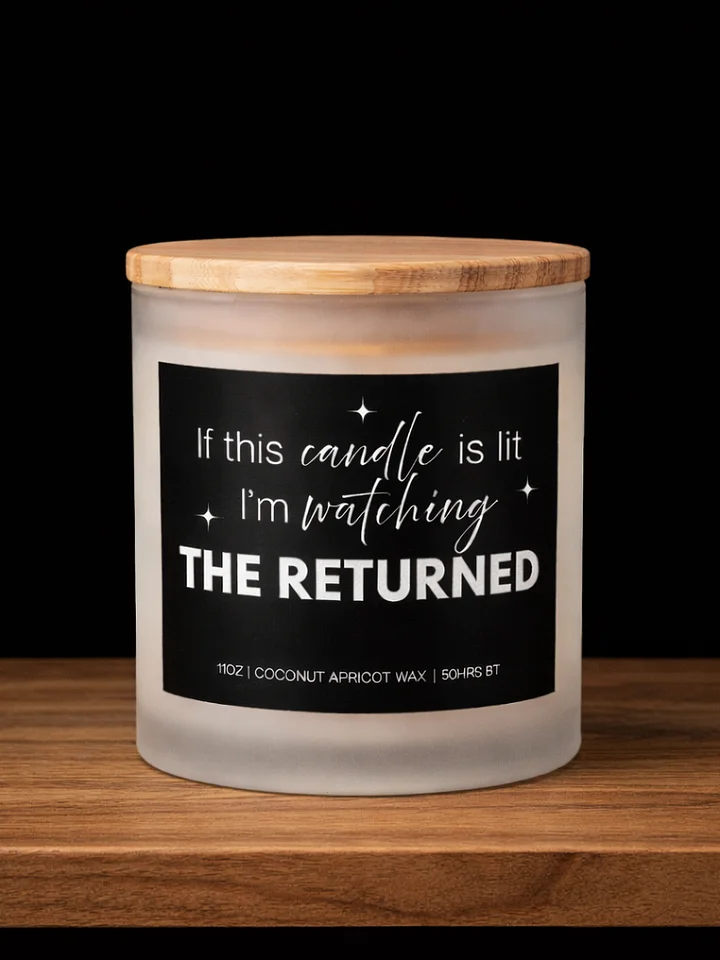 The Returned Official Candle – 11oz Wooden Wick Candle product image (2)