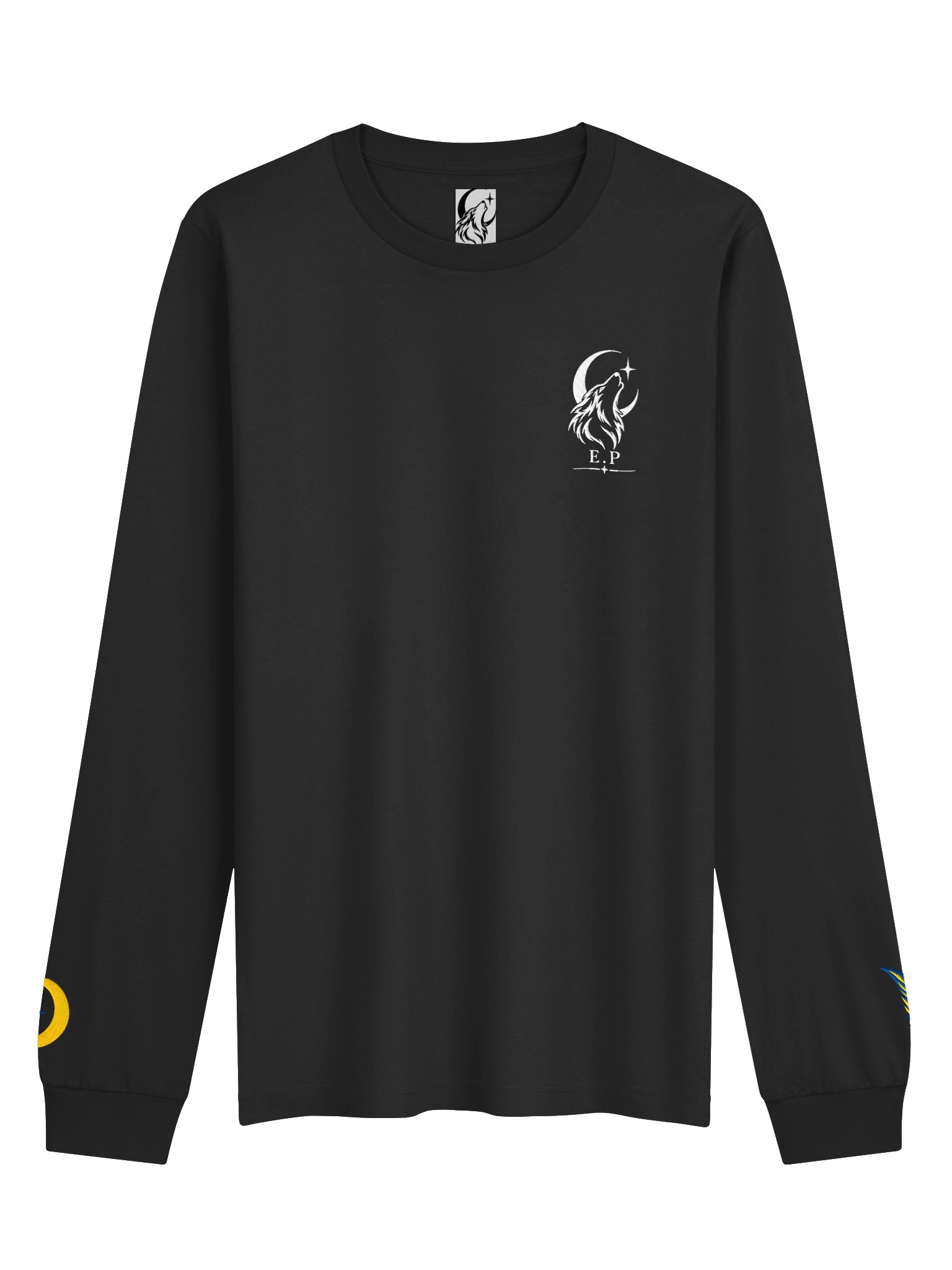 T-shirt manche longue 100% coton - Collection spéciale, Brodé manches + buste / avec dessin arrière, La dernière prière product image (1)