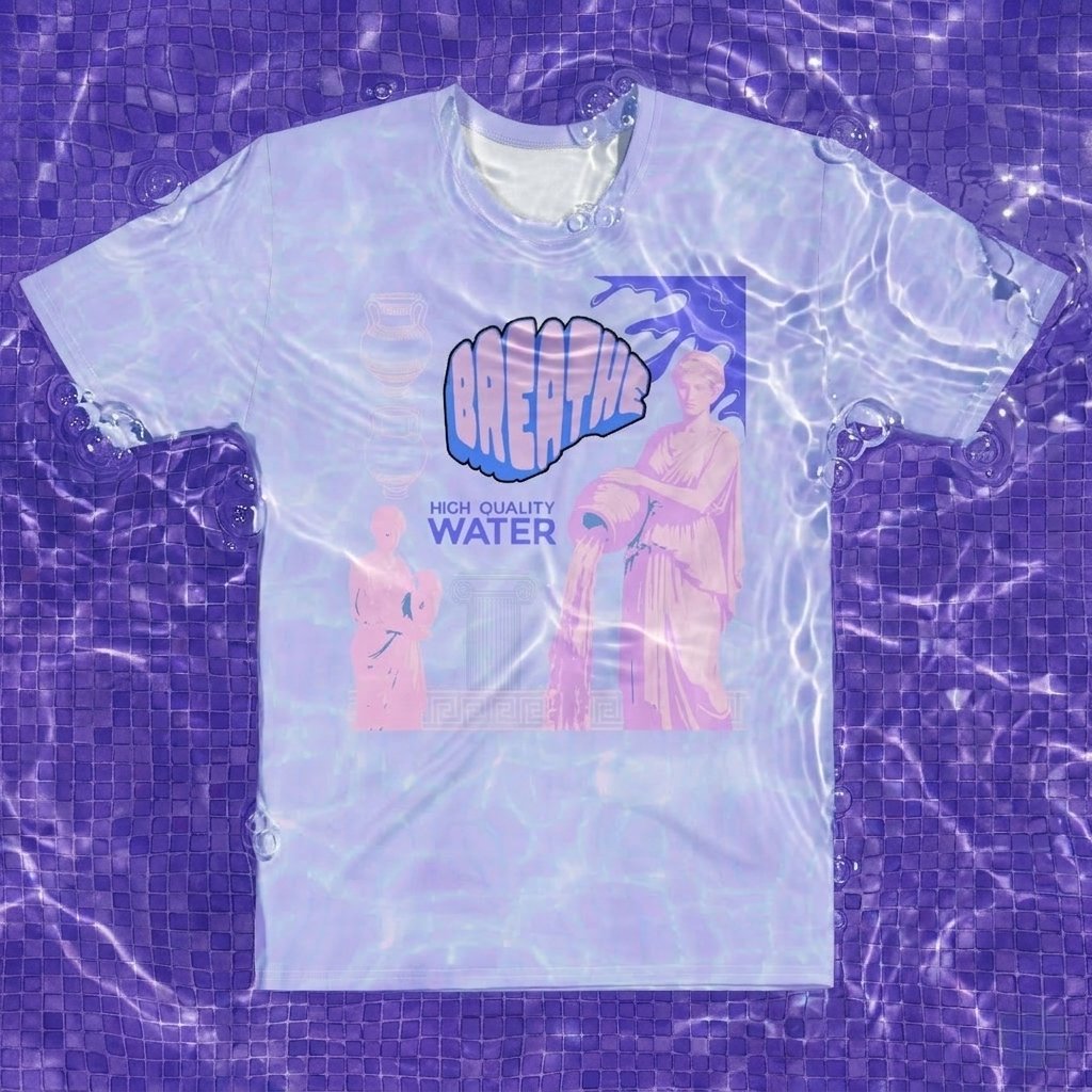 Allegory of Waters All-Over Print T-Shirt product image (1)