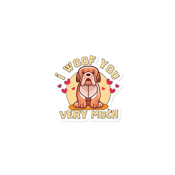I WOOF YOU VERY MUCH product image (1)