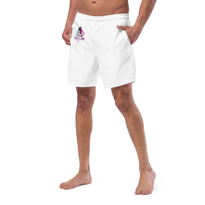 SABY_QC Shield Logo Illustrated Swim Trunks product image (2)