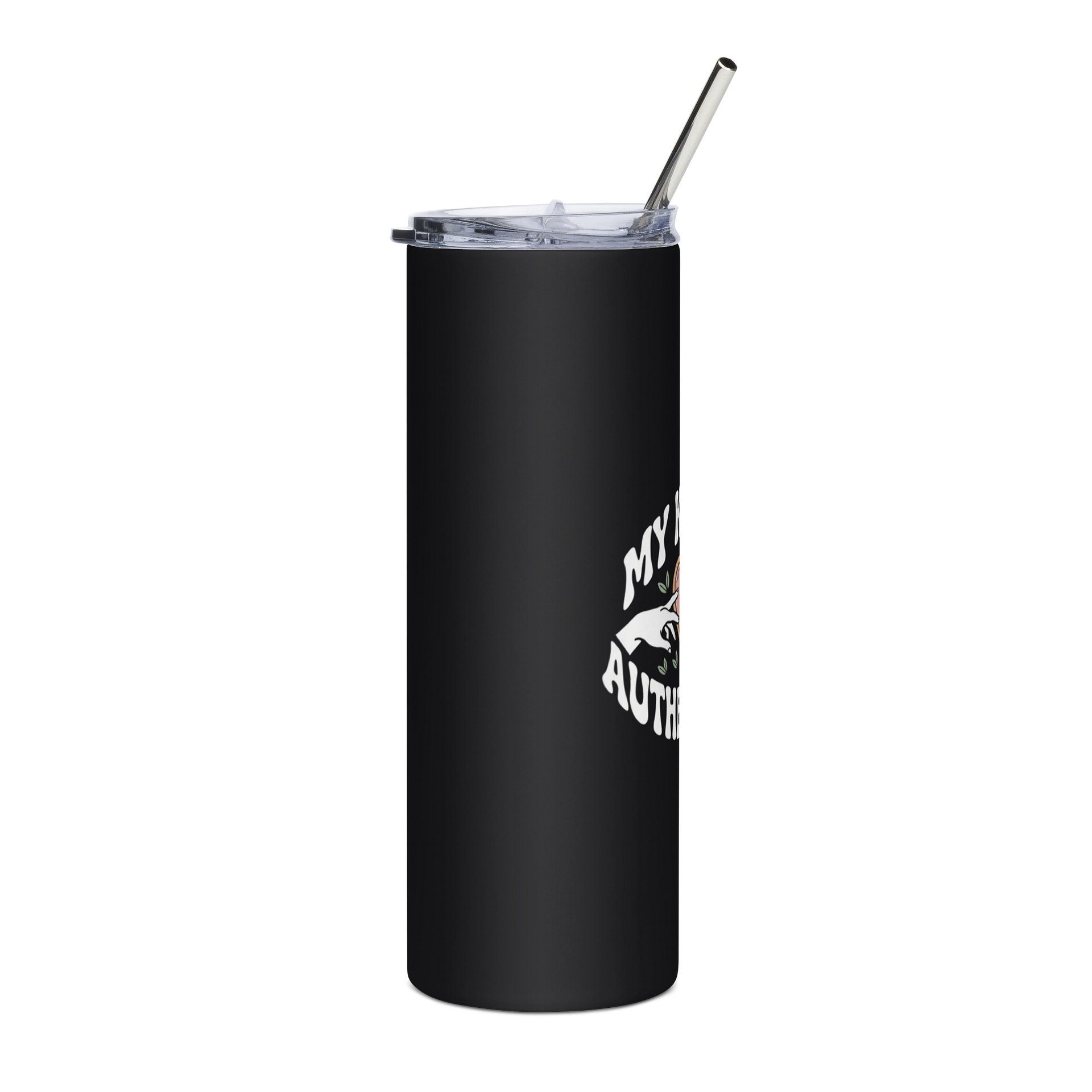 “My Kink Is Authenticity” Black Tumbler product image (4)